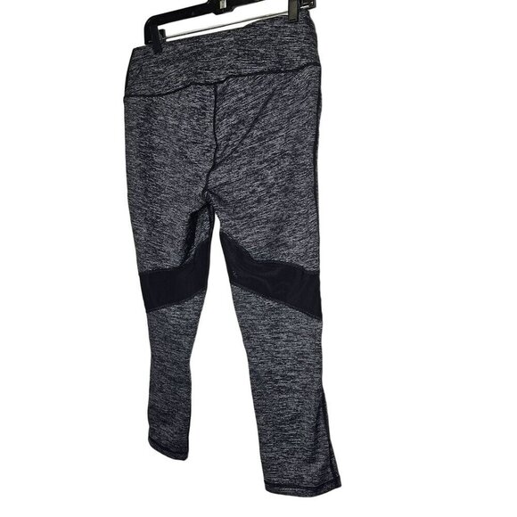 Torrid Active Black & Gray Leggings With‎ Mesh Panel Accents Size 1 - Picture 2 of 8